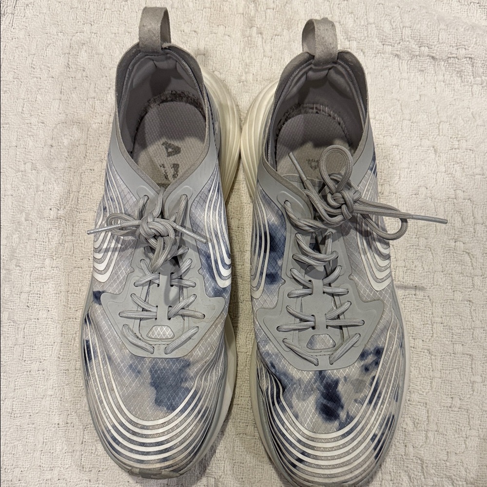 APL Gray, Blue and White Athletic Sneakers